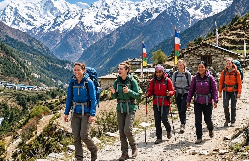 11 Day Langtang Valley Yoga and Trekking in Nepal