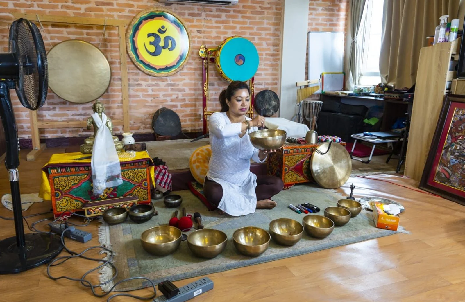 7 Day Singing Bowl Training with Ayurvedic Massage in Kathmandu, Nepal